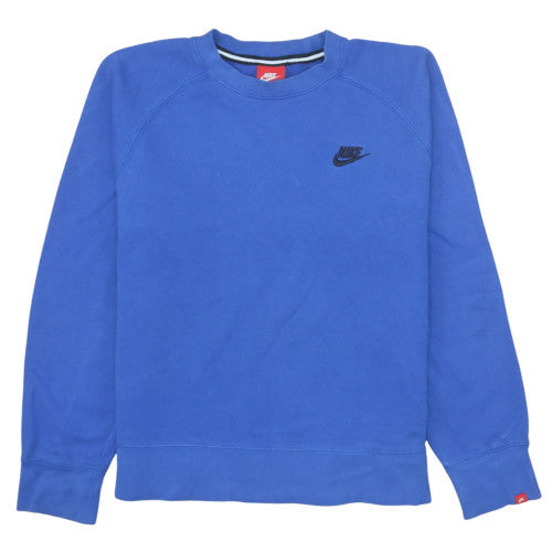 Nike Womens Blue Crew Neck Pullover Sweatshirt M