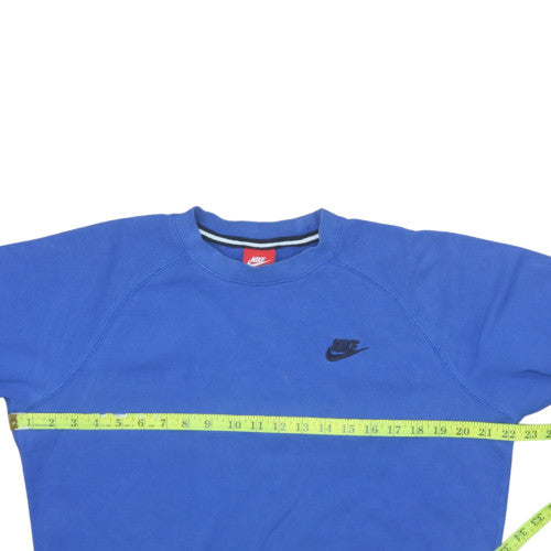 Nike Womens Blue Crew Neck Pullover Sweatshirt M