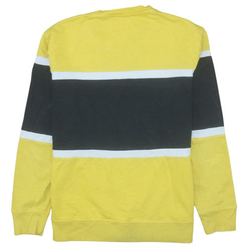 Levi's Mens Yellow Crew Neck Logo Pullover Sweatshirt L