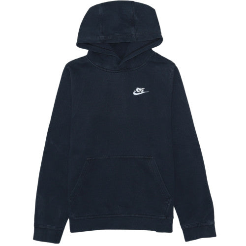 Nike Boys Black Pullover Hoodie L Fleece Hooded Sweatshirt