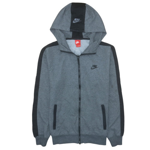 Nike Men's Grey Full Zip Hoodie XL Sportswear Fleece Jacket