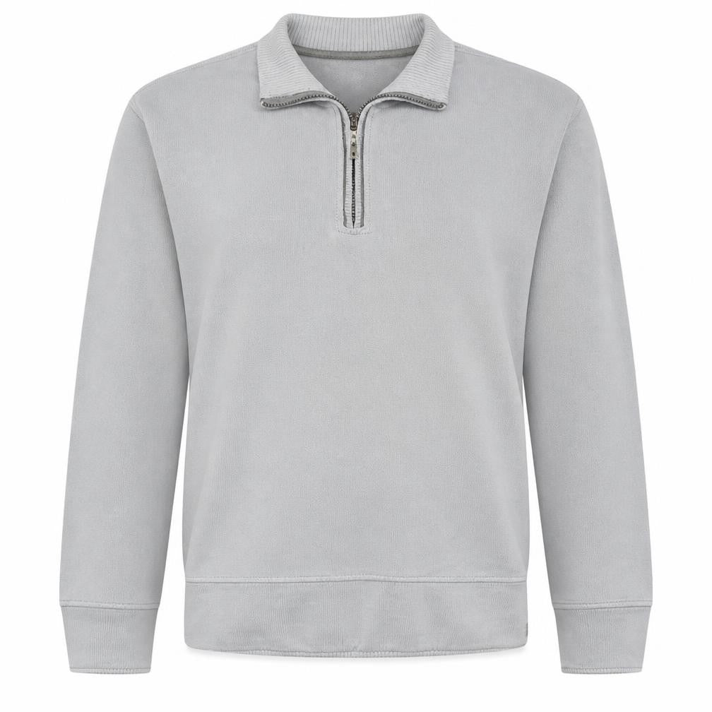 Champion Men's Grey 1/4 Zip Fleece Sweatshirt 2XL Regular Fit