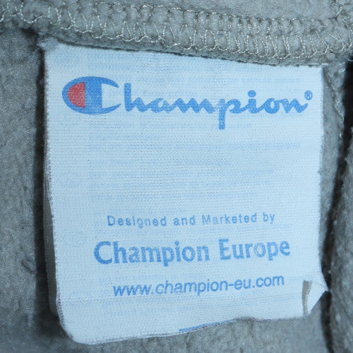 Champion Men's Grey 1/4 Zip Fleece Sweatshirt 2XL Regular Fit