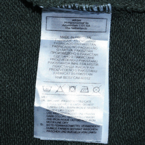 Adidas Mens Green XS Pullover Hoodie Cotton Fleece Casual Sweatshirt