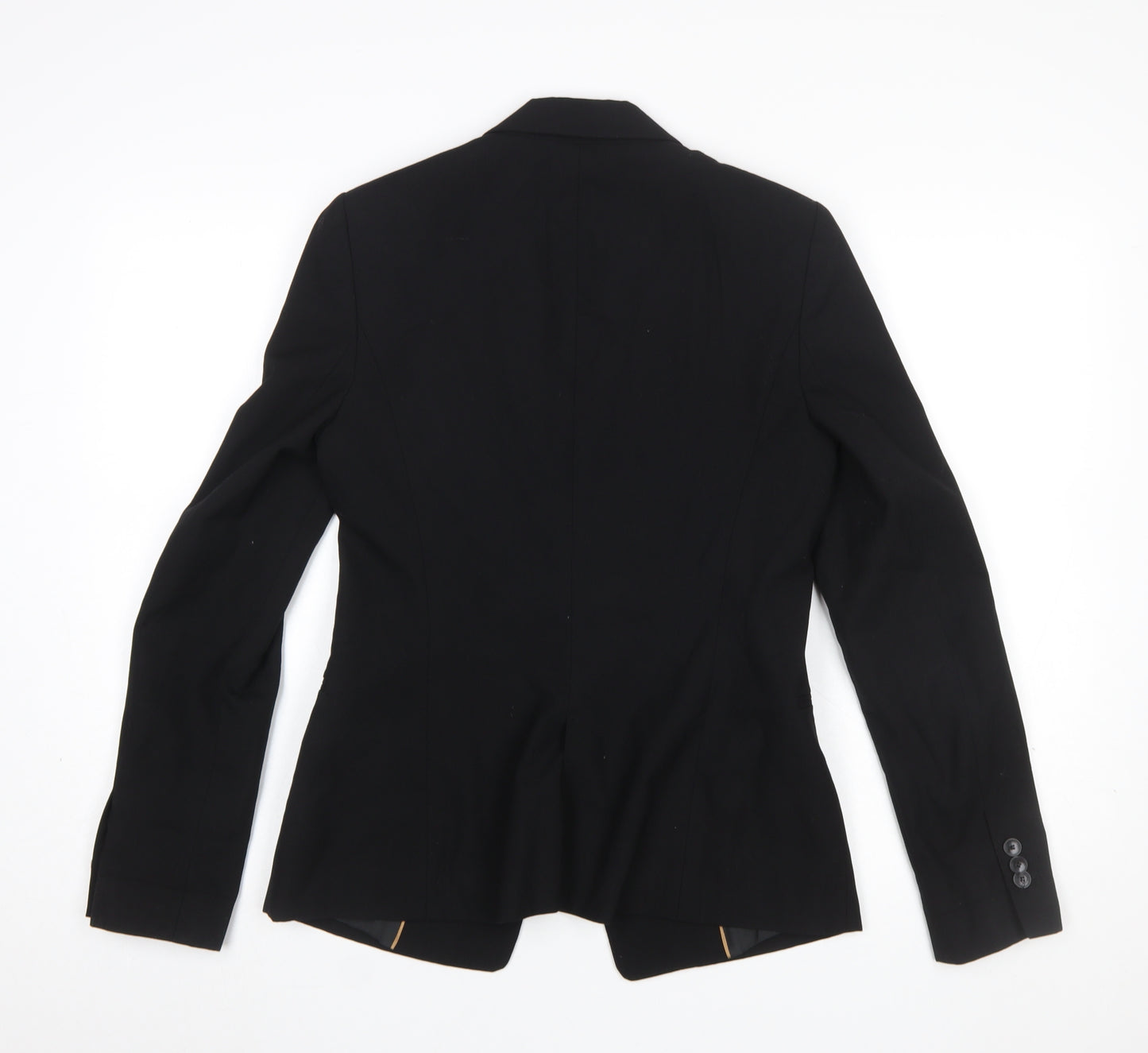 Zara Basic Women's Black Single-Breasted Slim Fit Blazer Size 10