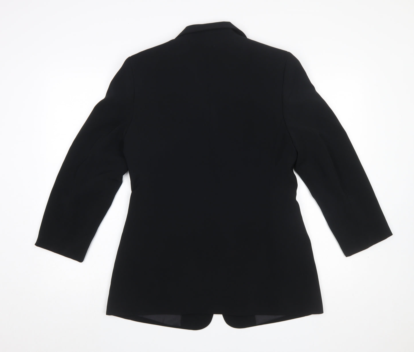 BHS Women Black Size 12 Classic Single-Breasted Suit Jacket