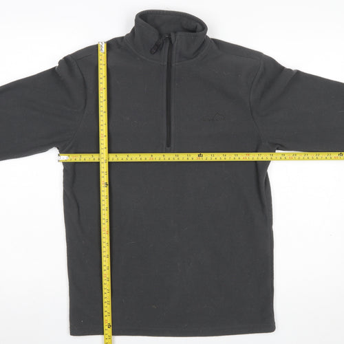 Peter Storm Men’s Black XS Fleece 1/4 Zip Pullover Sweatshirt