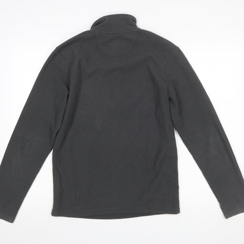 Peter Storm Men’s Black XS Fleece 1/4 Zip Pullover Sweatshirt