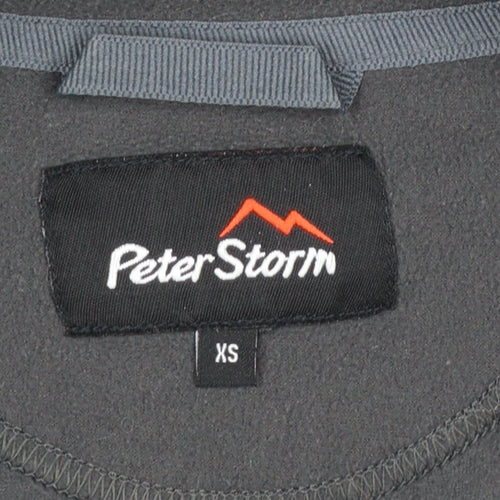 Peter Storm Men’s Black XS Fleece 1/4 Zip Pullover Sweatshirt