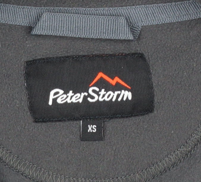 Peter Storm Men’s Black XS Fleece 1/4 Zip Pullover Sweatshirt