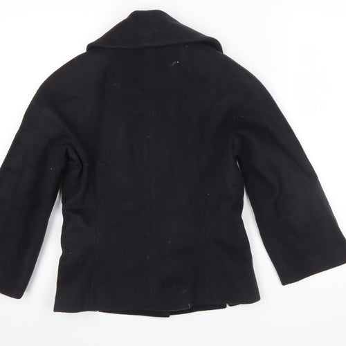 Whistles Women's Black Wool Suit Jacket UK 8 Classic Lined
