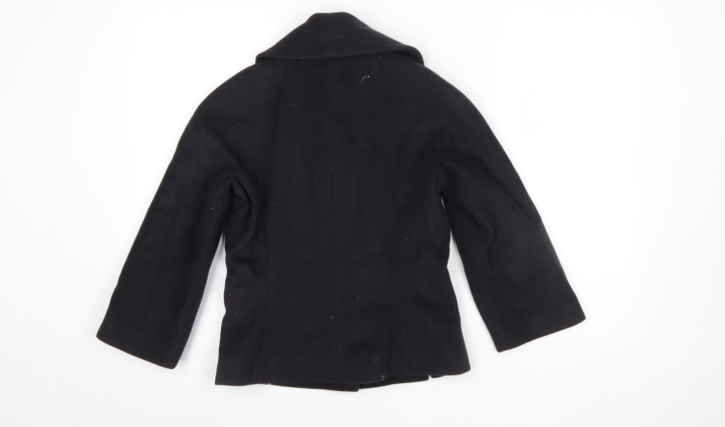 Whistles Women's Black Wool Suit Jacket UK 8 Classic Lined