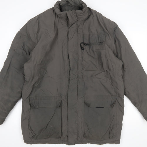 Gola Mens Green Nylon Insulated Puffer Jacket M Regular Fit