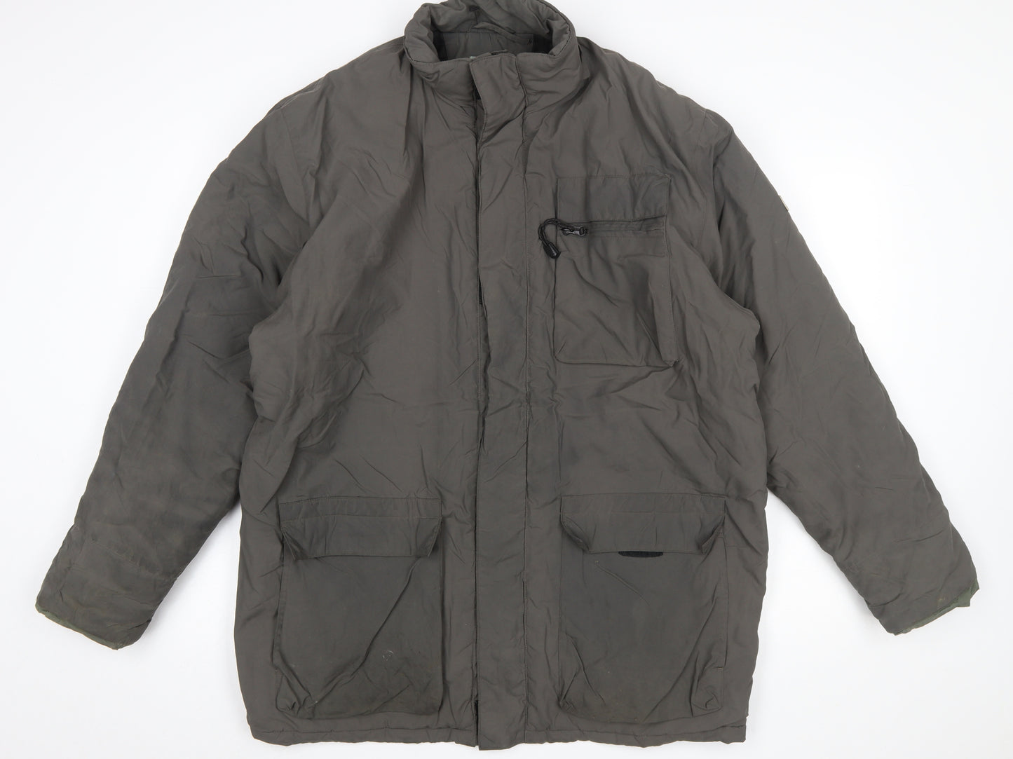 Gola Mens Green Nylon Insulated Puffer Jacket M Regular Fit