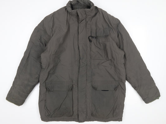 Gola Mens Green Nylon Insulated Puffer Jacket M Regular Fit