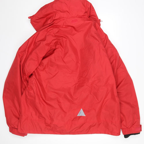 Result Men's Red Waterproof Hooded Parka Jacket L