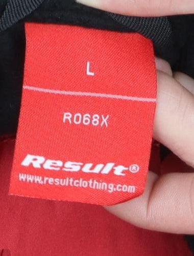 Result Men's Red Waterproof Hooded Parka Jacket L