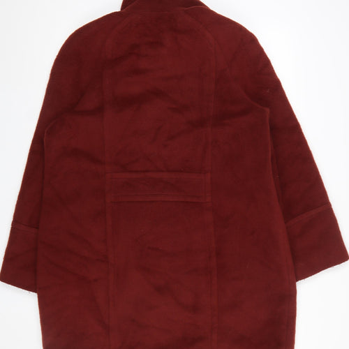 Marks and Spencer Women's Brown Wool Blend Pea Coat UK 16