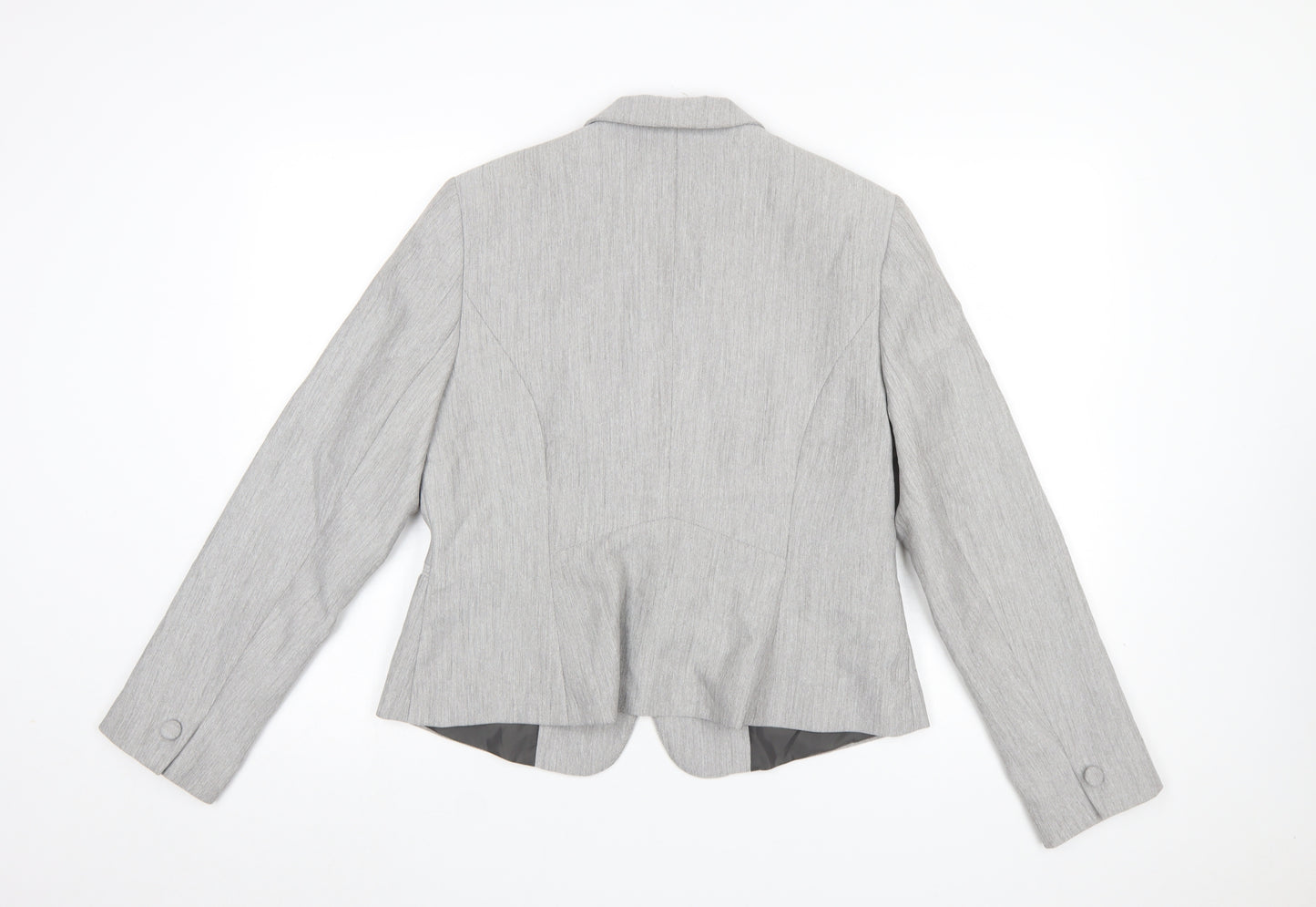 Primark Women’s Grey Classic Single-Breasted Suit Jacket UK 16