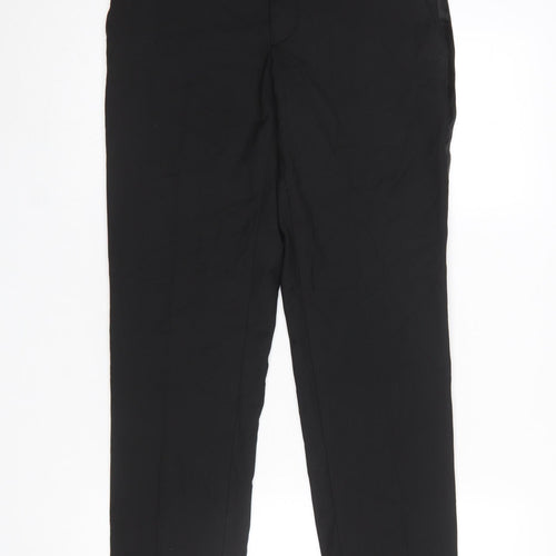 Marks and Spencer Men's Black Slim Fit Dress Pants 30x29