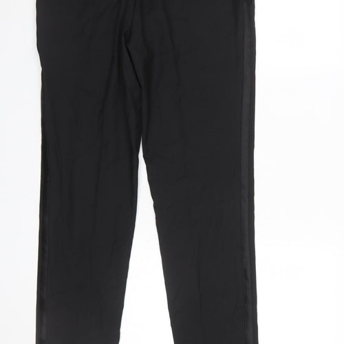 Marks and Spencer Men's Black Slim Fit Dress Pants 30x29