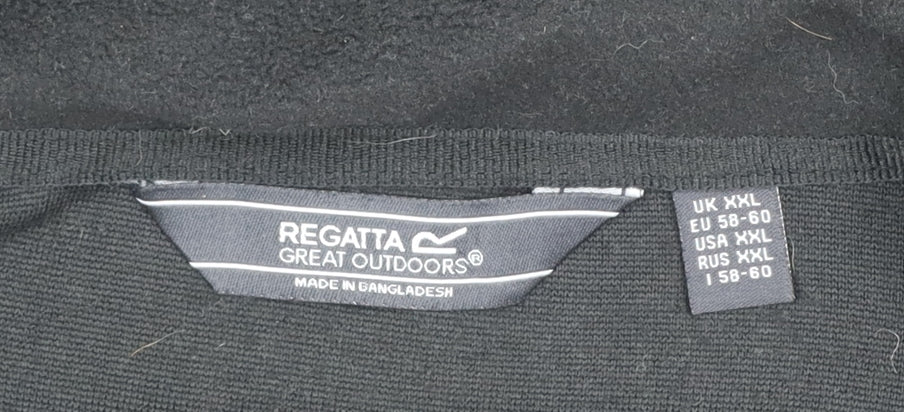 Regatta Men's Black 2XL Fleece Pullover Sweatshirt Outdoor Half Zip