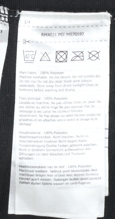 Regatta Men's Black 2XL Fleece Pullover Sweatshirt Outdoor Half Zip