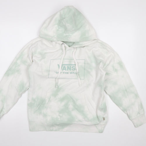 Vans Men’s Multicoloured Pullover Hoodie Size S Tie Dye Fleece