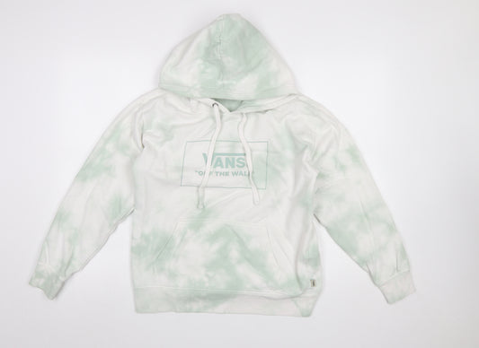 Vans Men’s Multicoloured Pullover Hoodie Size S Tie Dye Fleece