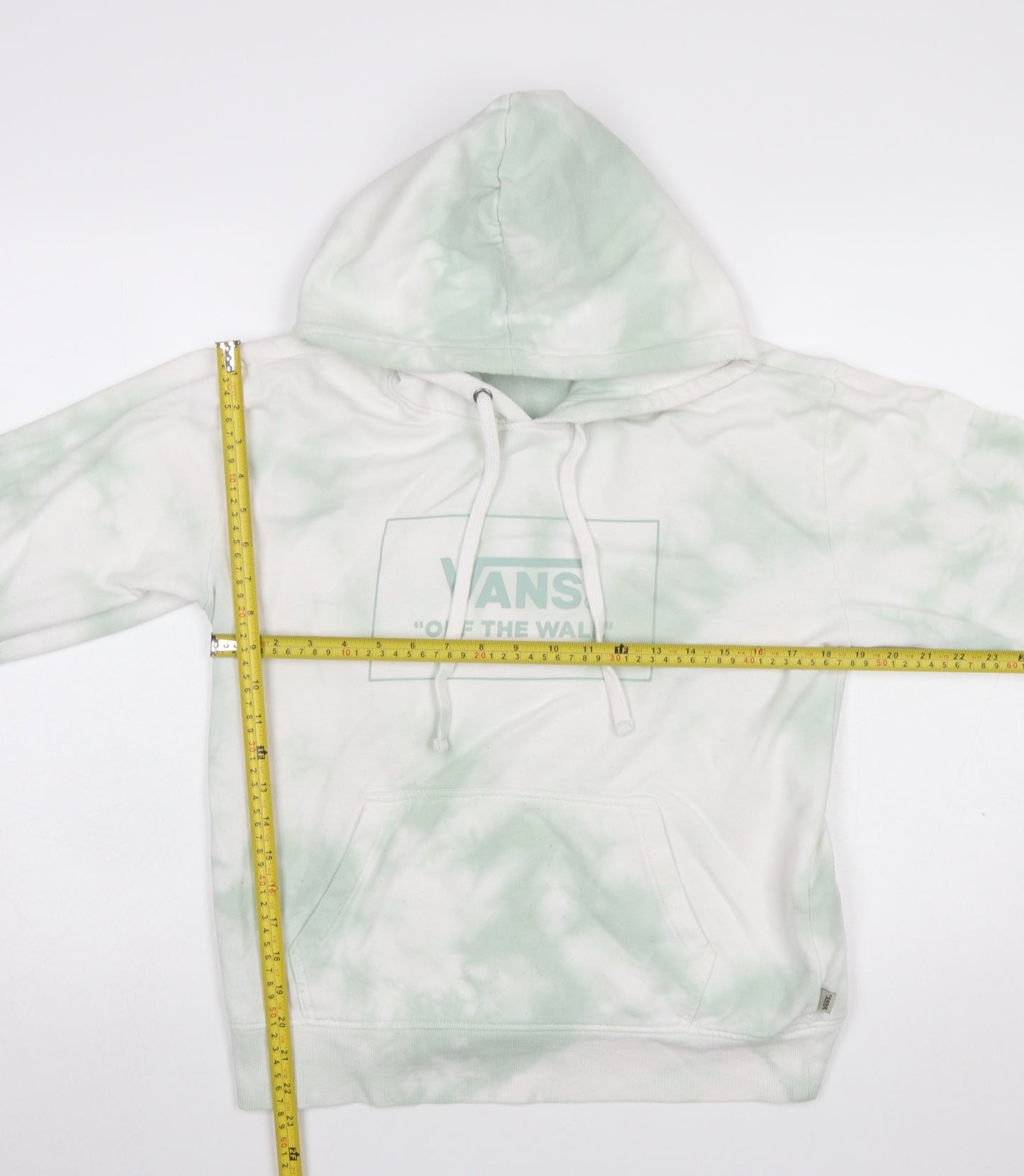 Vans Men’s Multicoloured Pullover Hoodie Size S Tie Dye Fleece