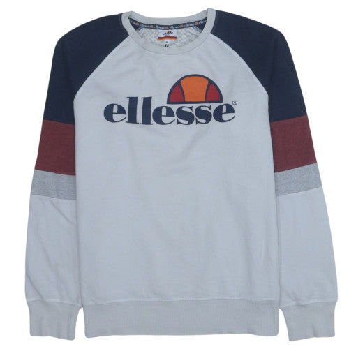 Ellesse Men's Multicoloured Crew Neck Pullover Sweatshirt M