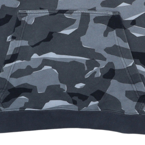 Nike Men's Grey Camouflage Pullover Hoodie - Size L