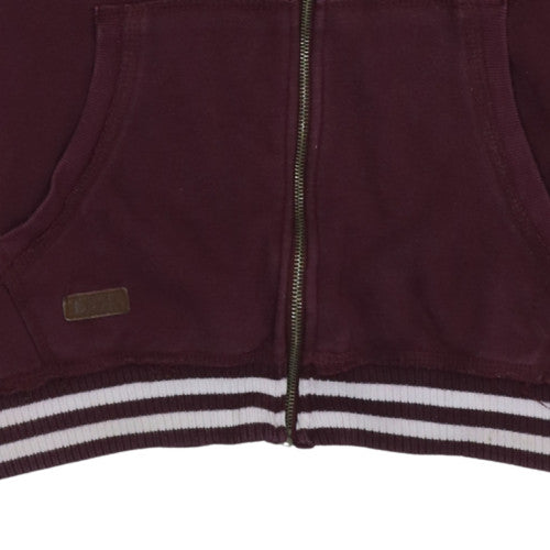 Lee Cooper Men's Brown Full Zip Hoodie Size 2XL Graphic Fleece