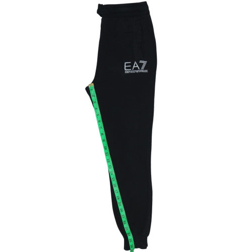 Emporio Armani EA7 Mens Black Logo Jogger Trousers Size L