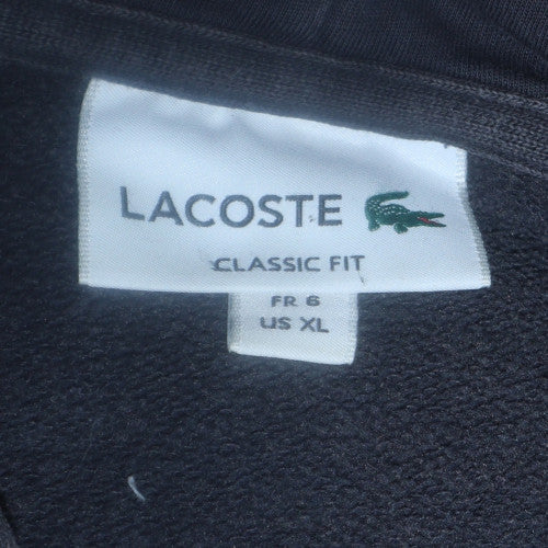 Lacoste Men's Black XL Classic Fit Pullover Hoodie