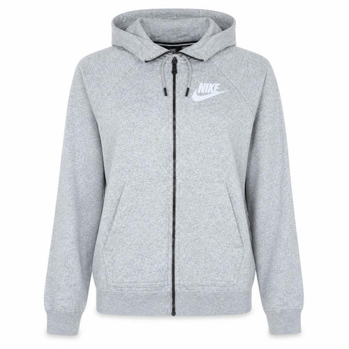 Nike Women's Grey Full Zip Hoodie Small - Classic Sportswear