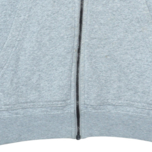 Nike Women's Grey Full Zip Hoodie Small - Classic Sportswear