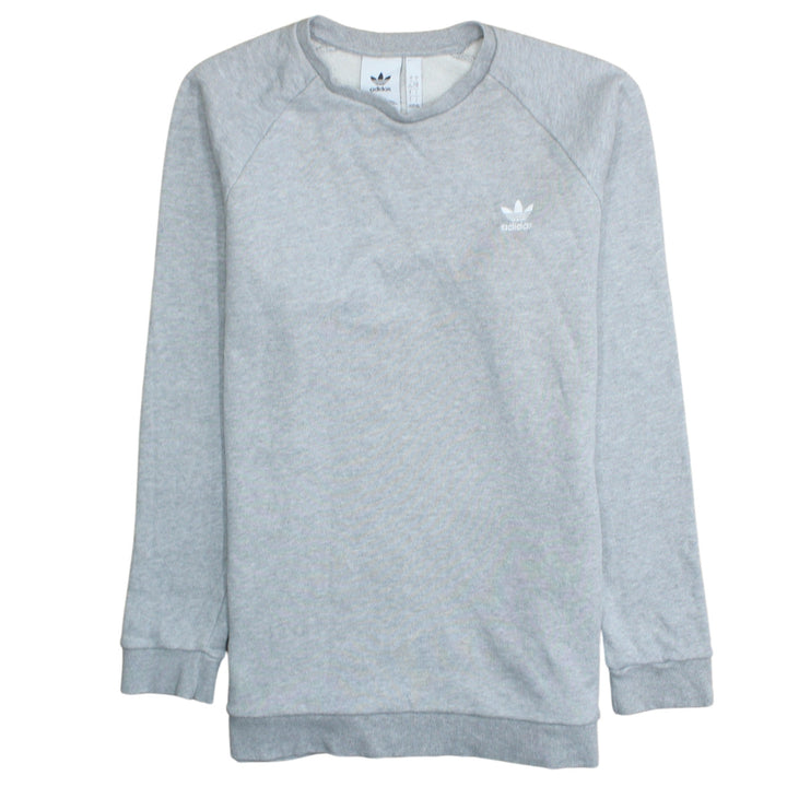 Adidas Men's Grey Crew Neck Pullover Sweatshirt Size L