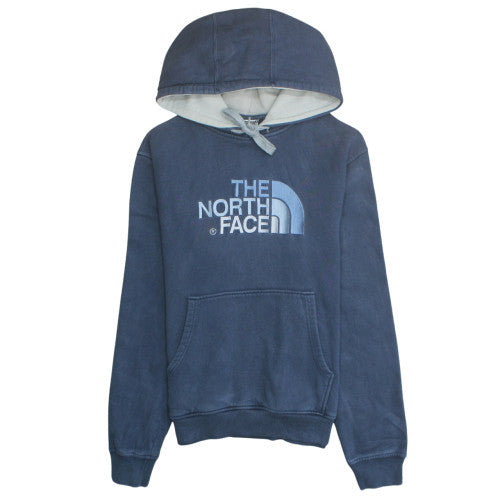 The North Face Men's Blue Pullover Hoodie M Fleece Outdoor Sweatshirt