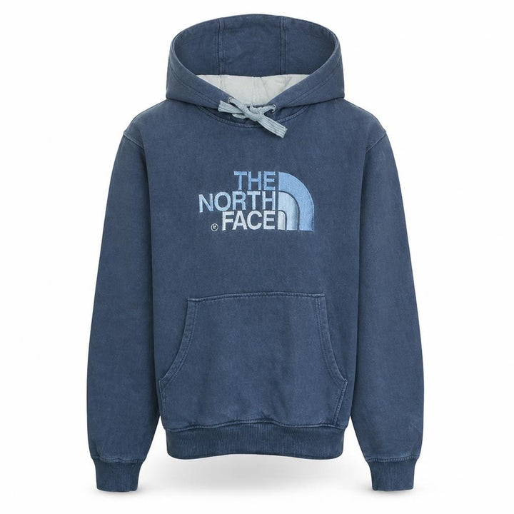 The North Face Men's Blue Pullover Hoodie M Fleece Outdoor Sweatshirt
