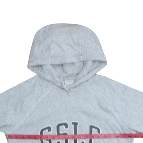 Gymshark Men's Grey Pullover Hoodie S Regular Fit Athletic