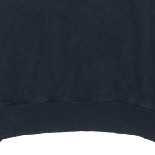 Stradivarius Women Navy Hard Rock Cafe Pullover Sweatshirt Size S