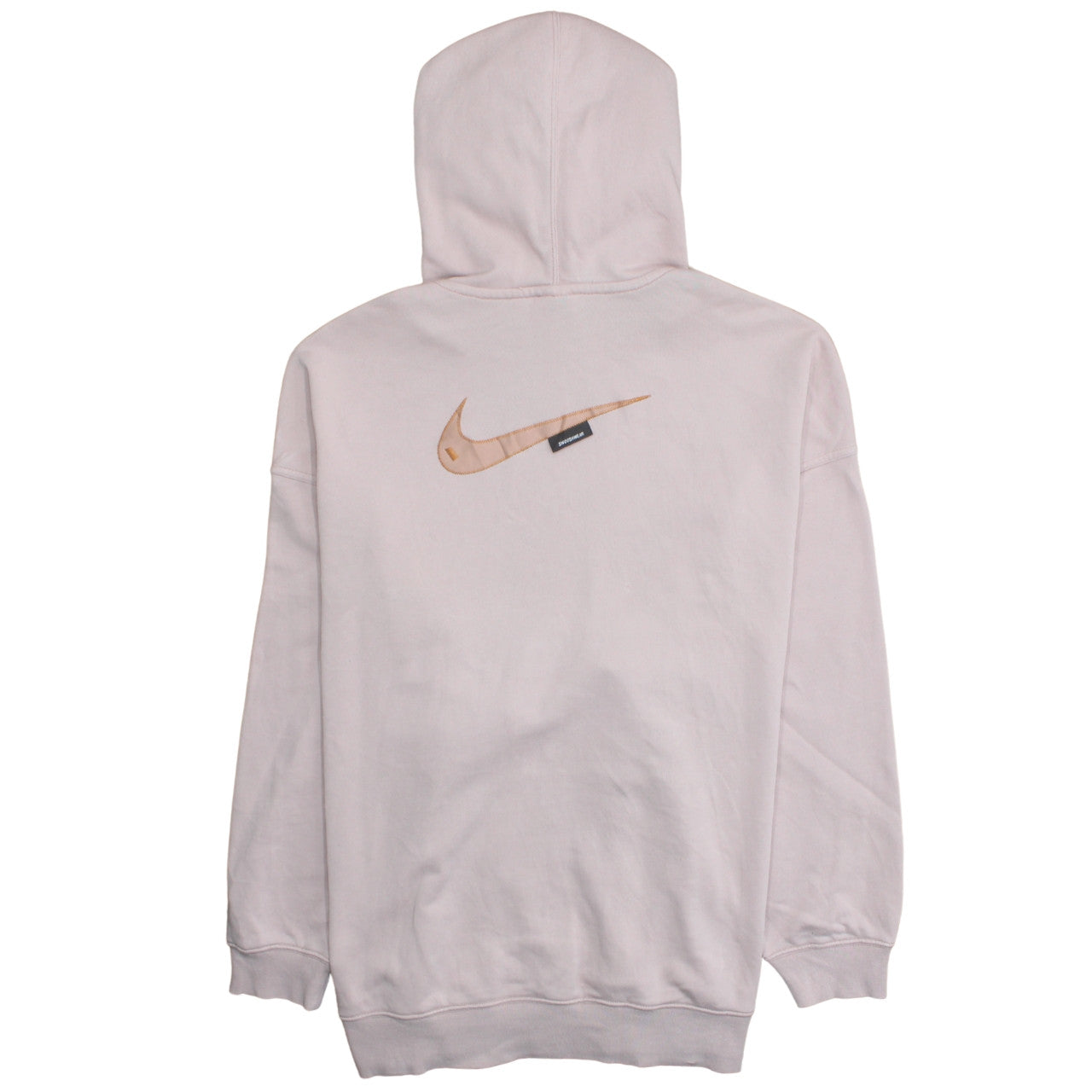 Nike Womens Pink Pullover Hoodie Sweatshirt Medium Cotton Blend