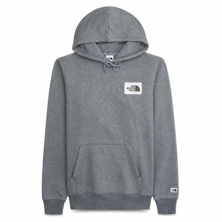 The North Face Mens Grey Pullover Hoodie Size S Regular Fit Fleece