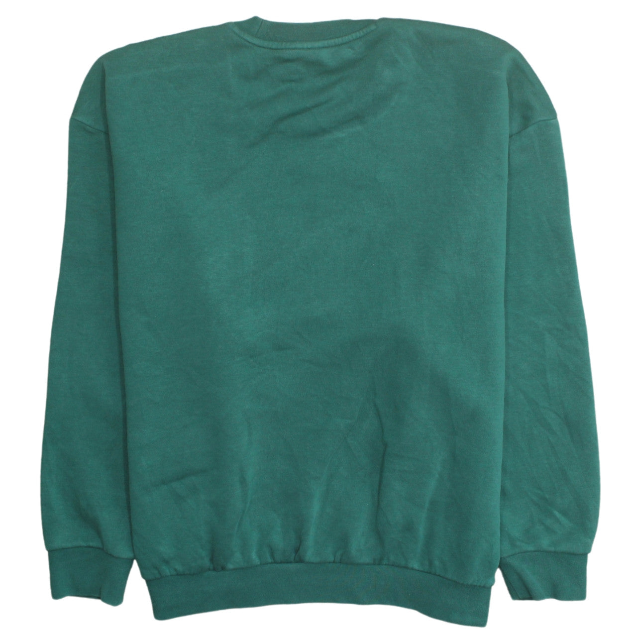 Adidas Originals Green Crew Neck Sweatshirt Women S Cotton Blend Casual