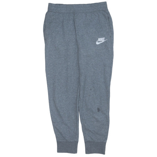 Nike Boys Grey Jogger Sweatpants L 146-156cm Fleece Trousers