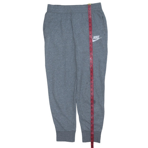 Nike Boys Grey Jogger Sweatpants L 146-156cm Fleece Trousers