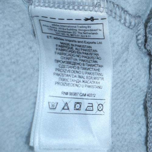 Adidas Mens Grey Full Zip Hoodie M Classic Sportswear