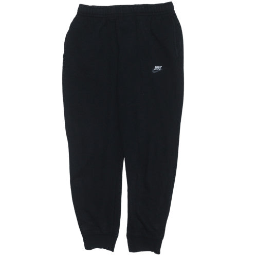Nike Men's Black Jogger Sweatpants M Adjustable Waist Cotton Blend