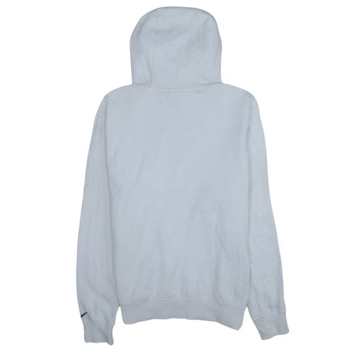 Nike Men's White Pullover Hoodie M Regular Fit Graphic Sportswear